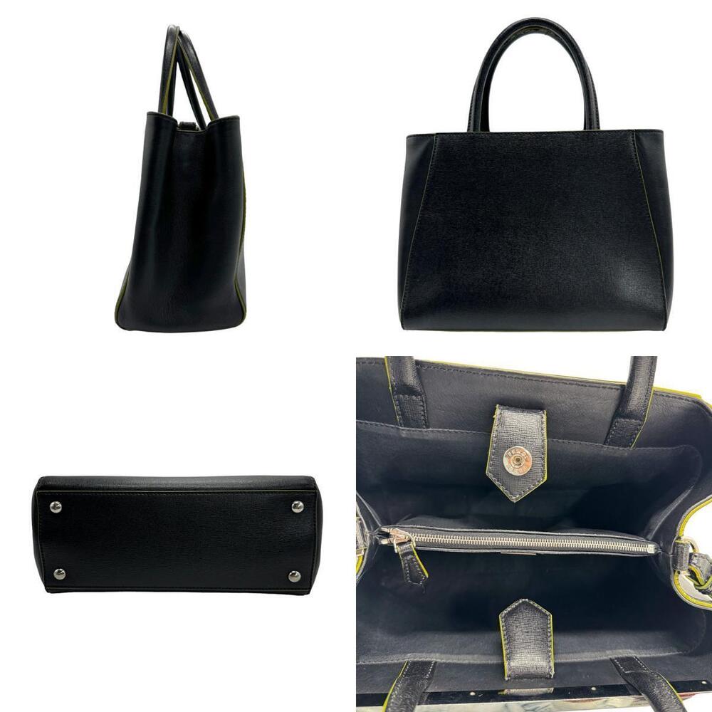 Fendi Black Leather Bag Toujours Shoulder